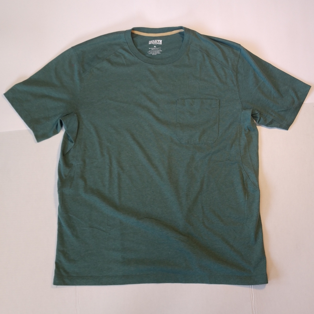 Duluth Trading Co. Green Short Sleeve T-Shirt XL